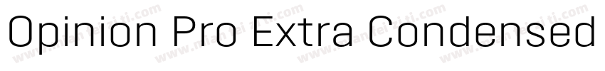 Opinion Pro Extra Condensed Light字体转换